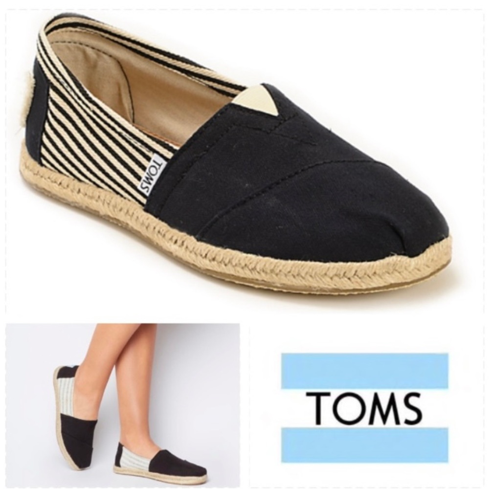 NEW TOMS Classics University Rope Sole espadrille